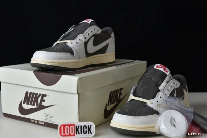 HYPE DM7866-162 Reverse Travis Scott 1 Jordan Air x Mocha 0806